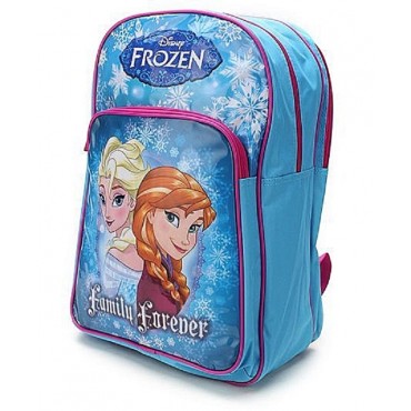 Disney Frozen Blue And Pink School Bag - 18 Inch